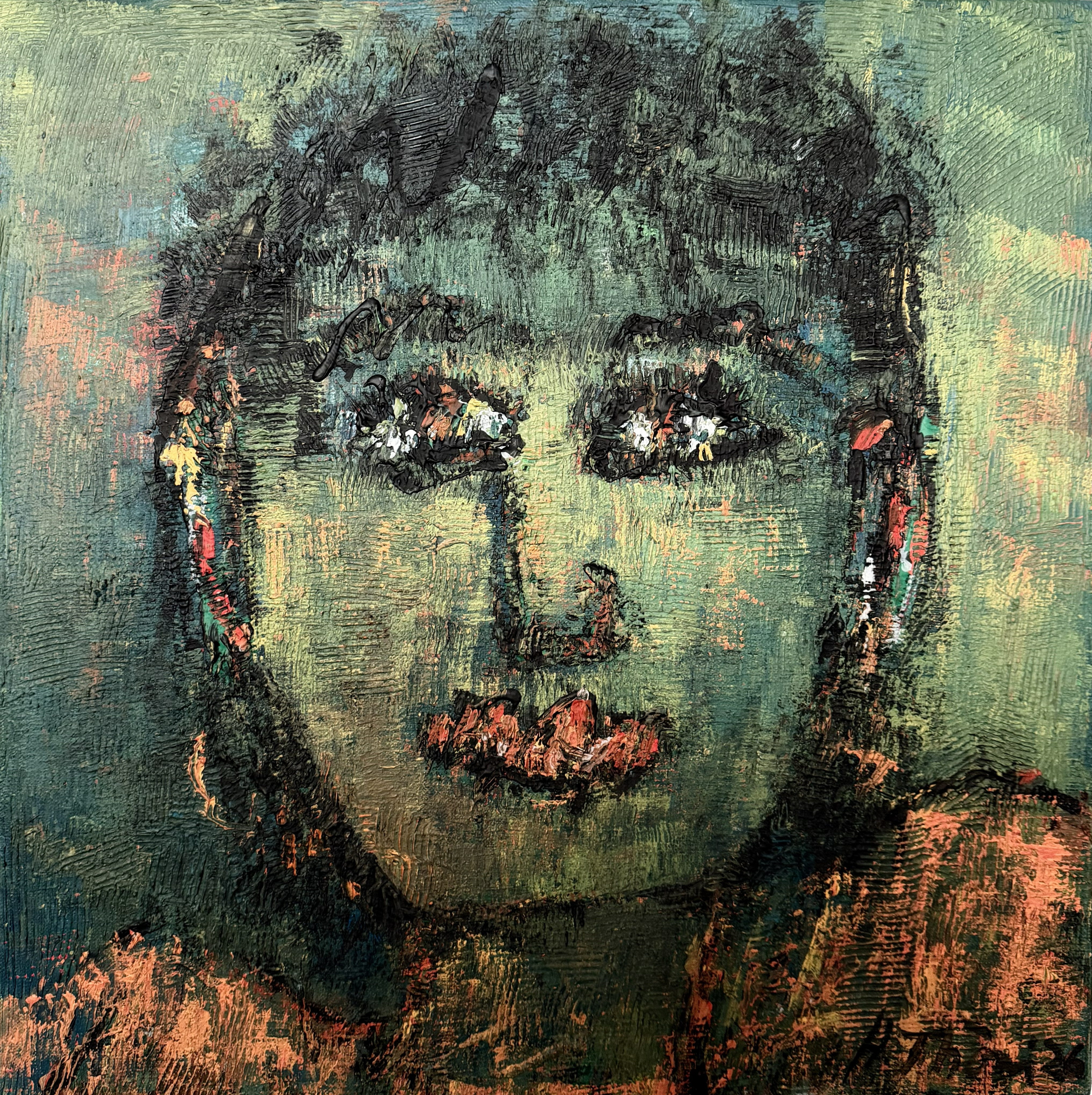 Zwischen den Schichten - Gesicht V