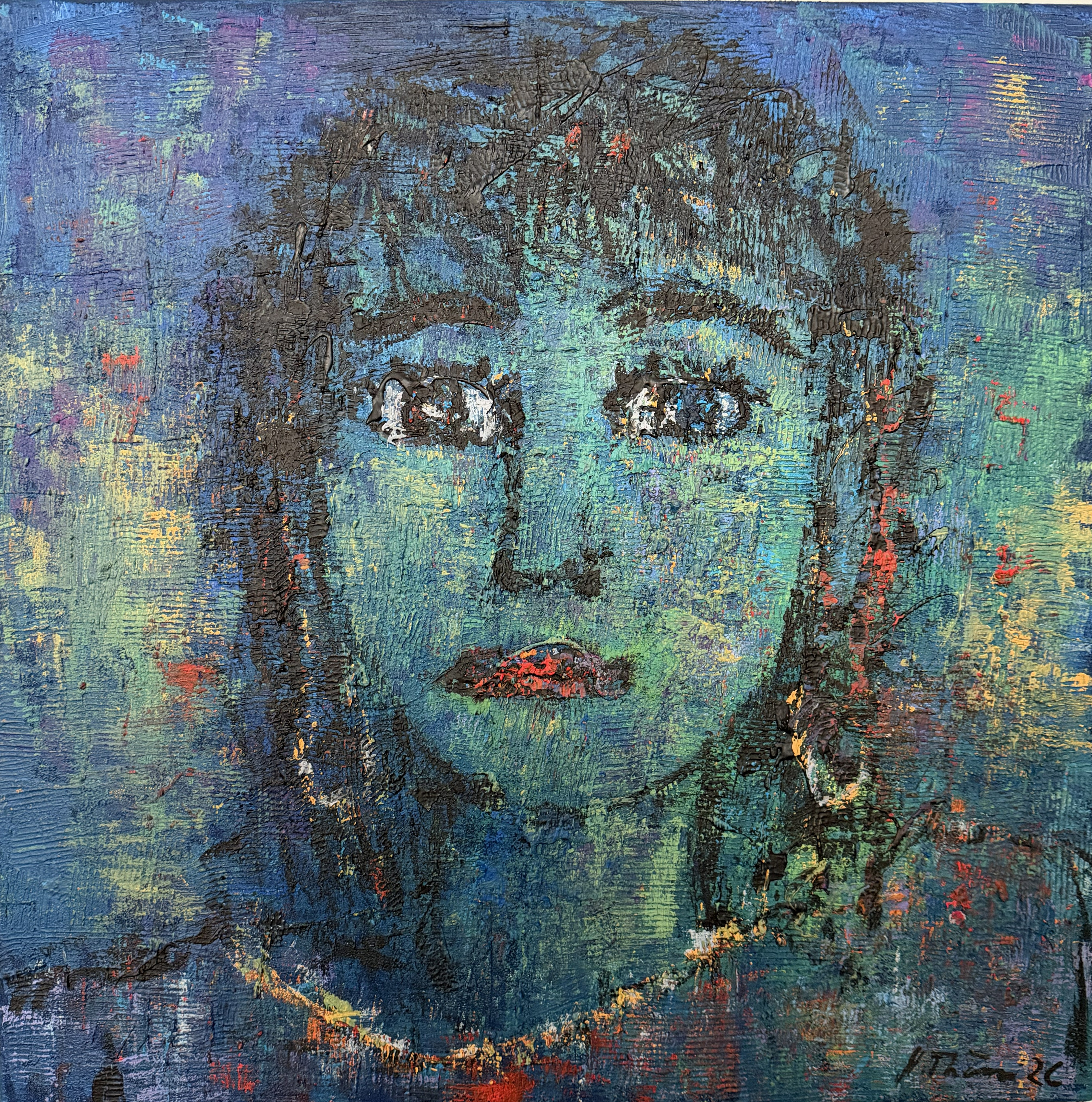 Zwischen den Schichten - Gesicht VI