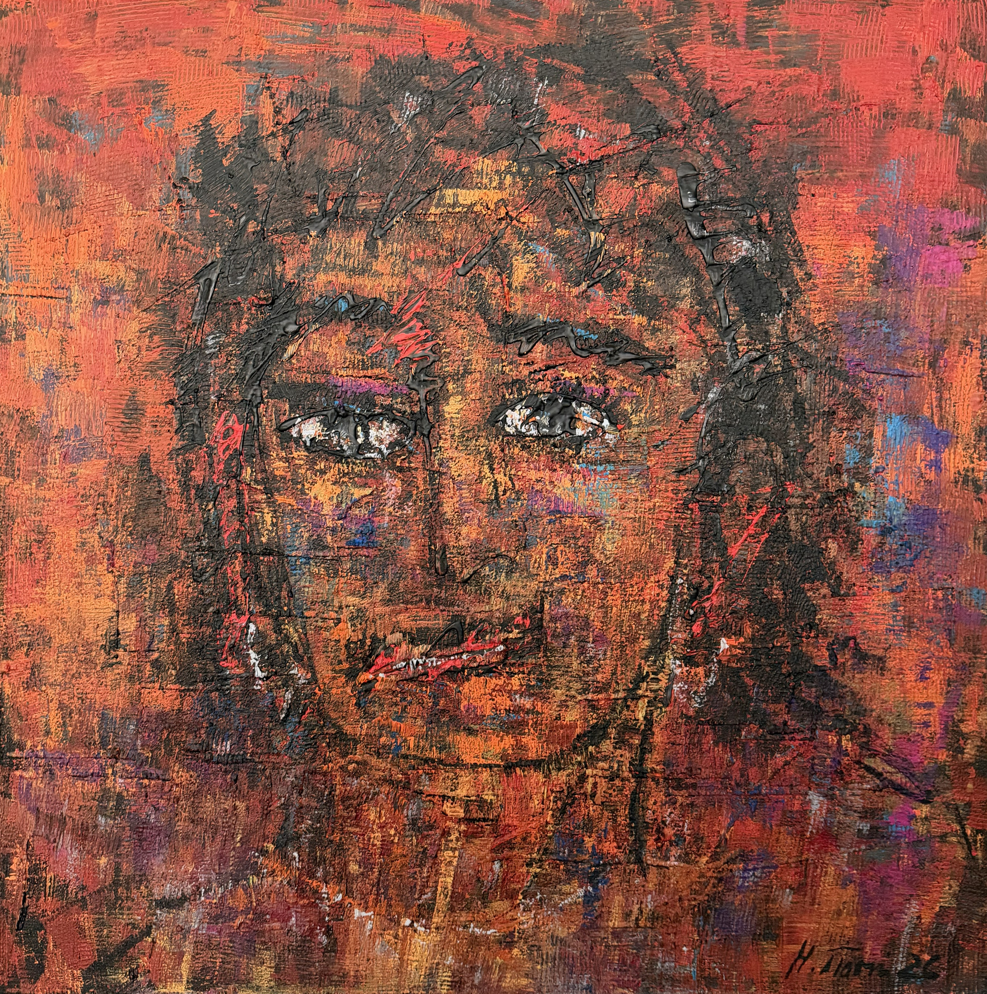 Zwischen den Schichten - Gesicht VIII