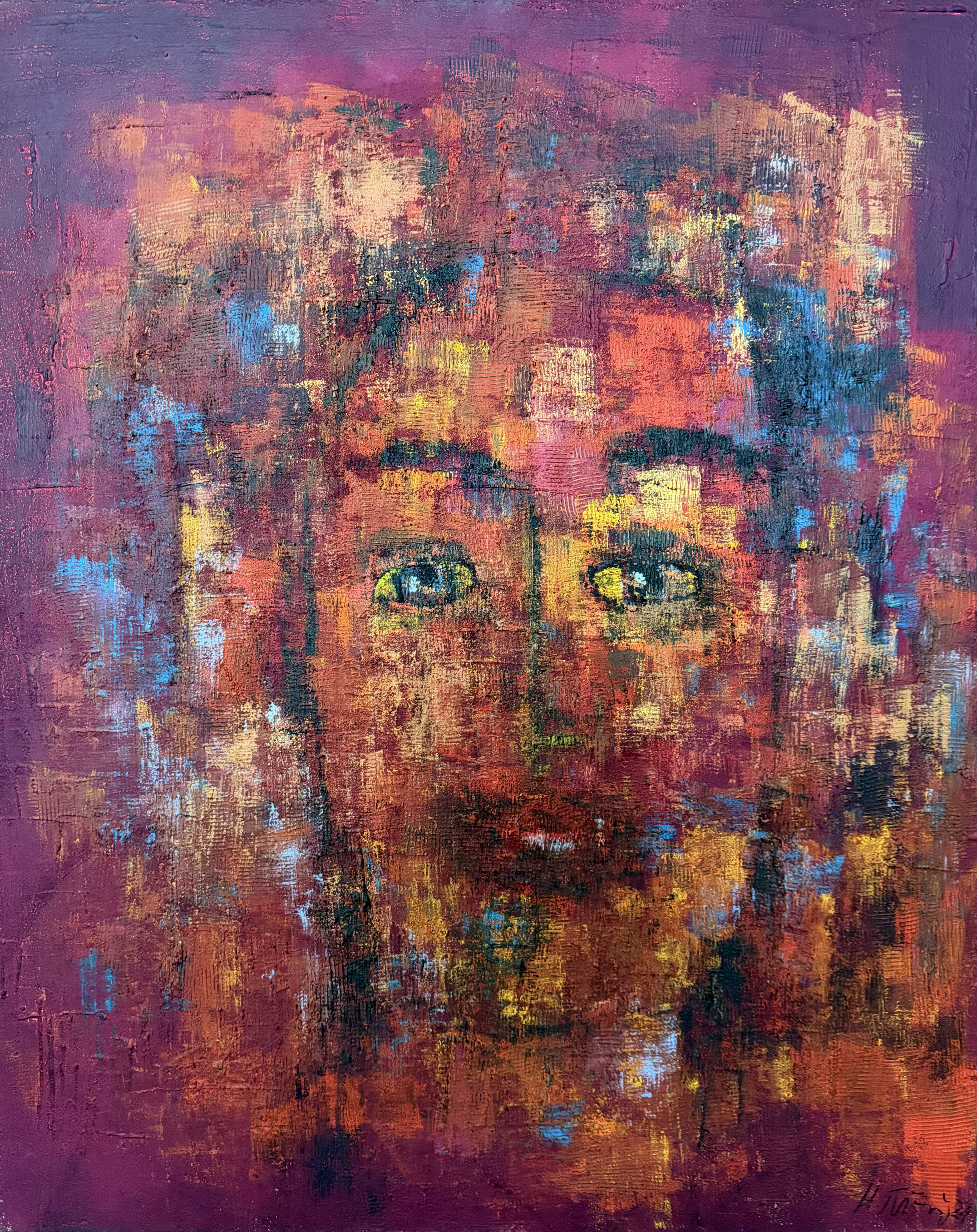 Zwischen den Schichten - Gesicht IX